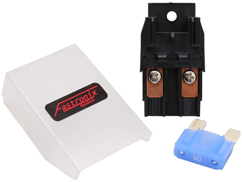 Fastronix Solutions حامل فيوز ماكسي مغطى عالي التيار من فاسترونيكس مع فيوز 60 أمبير - Image 1